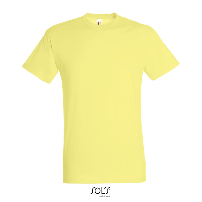 Tshirt unisex personnalisé en coton 150g - REGENT jaune pâle